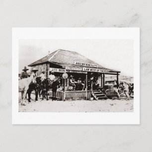 Judge Roy Bean Law West of the Pecos Postcard