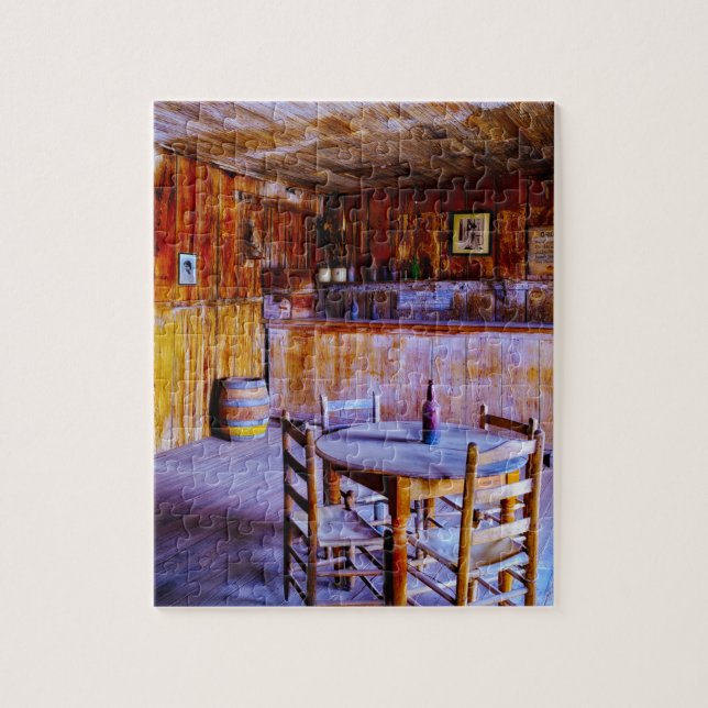 Judge Roy Beans Saloon Texas Jigsaw Puzzle (Vertical)