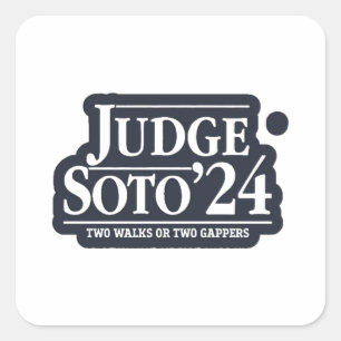  Judge Soto24 – Funny Gifts for Baseball Fans Square Sticker