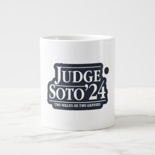 Judge Soto 24 – Funny Gifts for Baseball Fans Large Coffee Mug