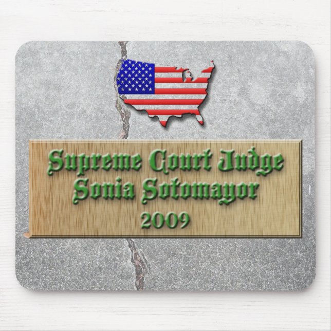 Judge Sotomayor #2 mousepad (Front)