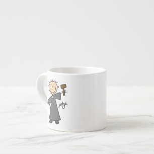 Judge Stick Figure Espresso Cup