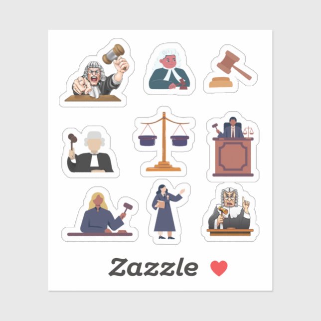 Judge Stickers (Sheet)