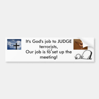 judge terrorist bumper sticker