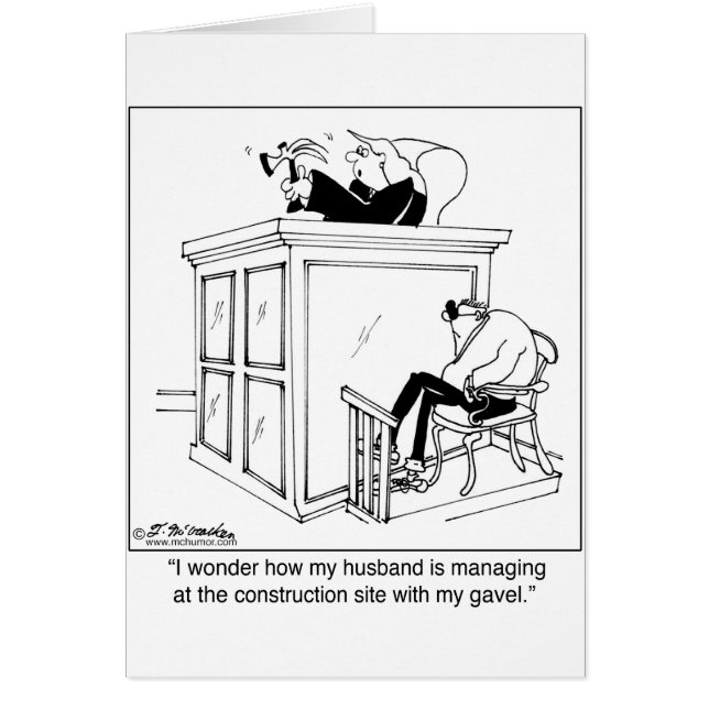 Judge Uses a Hammer, Not a Gavel (Front)