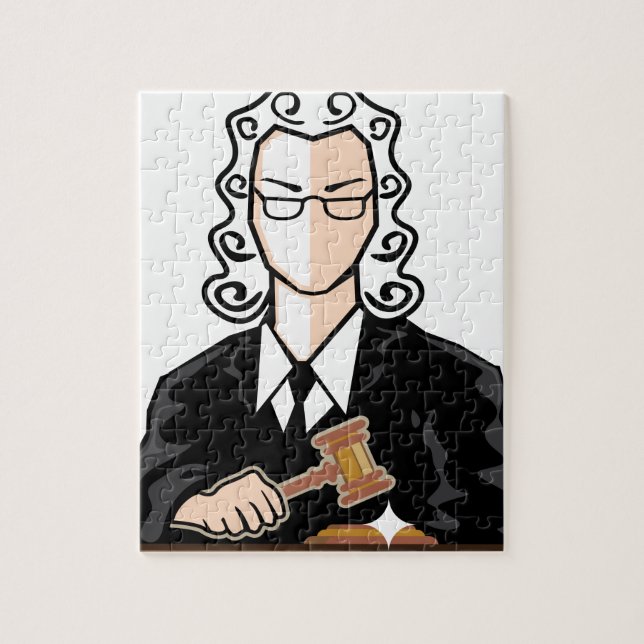 Judge vector persona jigsaw puzzle (Vertical)