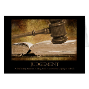Judgement Card