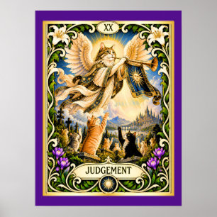 Judgement Cat Tarot - Awakening and Renewal Poster
