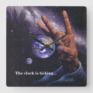 Judgement Day Square Wall Clock