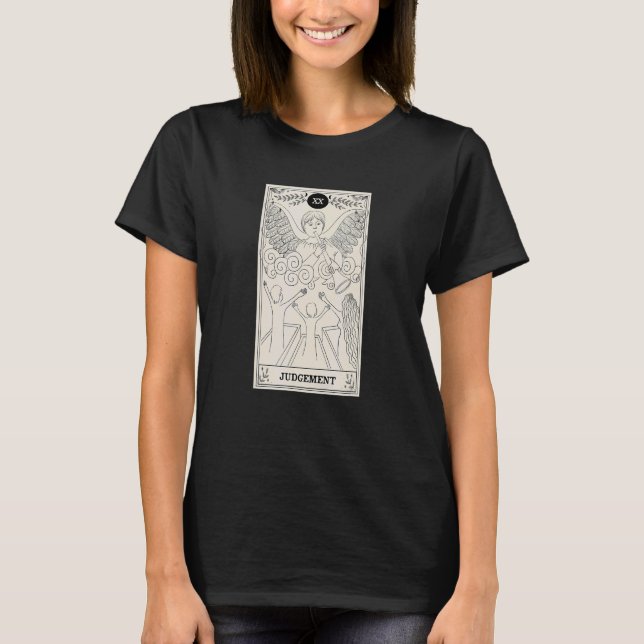 Judgement Tarot Card Occult Beliefs Divination Mag T-Shirt (Front)