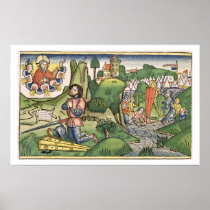 Judges 6 36 Gideon puts out the fleece, from the ' Poster