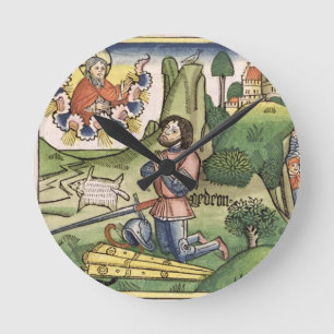 Judges 6 36 Gideon puts out the fleece, from the ' Round Clock