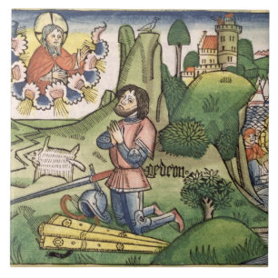 Judges 6 36 Gideon puts out the fleece, from the ' Tile