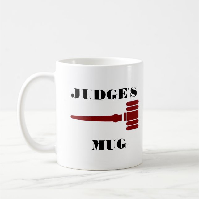Judges Mug with Gavel (Left)