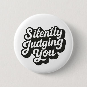 Judging 6 Cm Round Badge