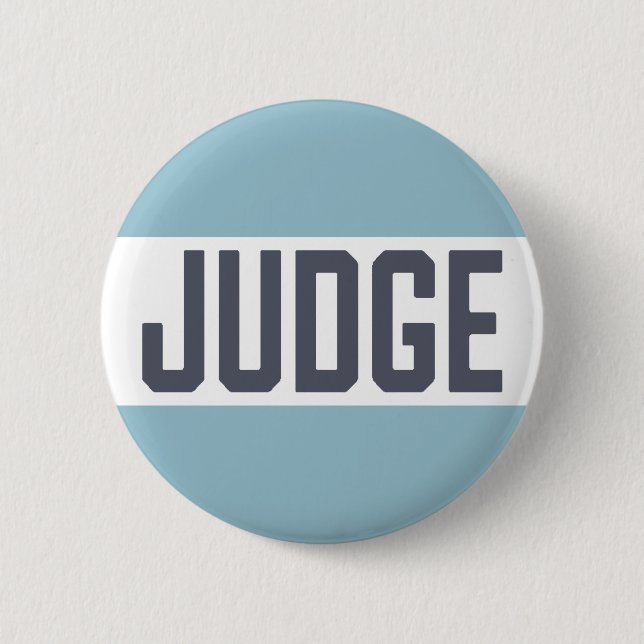 Judging Contest Modern Judge 6 Cm Round Badge (Front)