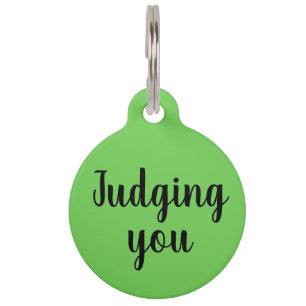 Judging Pet Tag