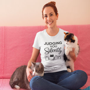 JUDGING YOU Silently Tri-Blend Shirt