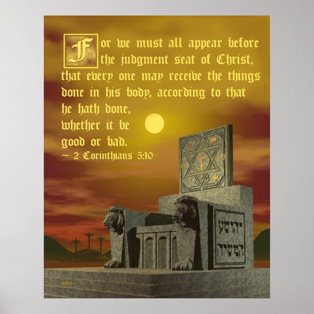 Judgment Seat Poster (Front)