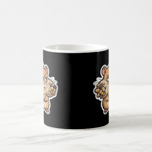 Judgmental Hamster Side Eye Funny Coffee Mug