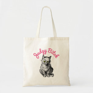 Judgy Kitten Tote Bag