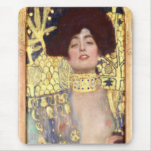 Judith and the Head of Holofernes by Gustav Klimt Mouse Pad