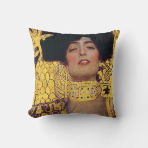 Judith (Lady in Gold), Gustav Klimt Cushion