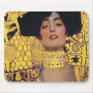 Judith (Lady in Gold), Gustav Klimt Mouse Pad