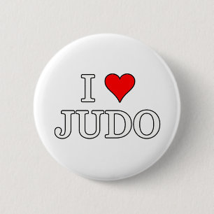 Judo 6 Cm Round Badge