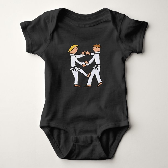 Judo Baby Bodysuit (Front)