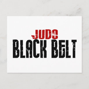 Judo Black Belt Postcard