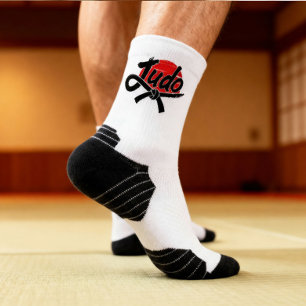 Judo -Black Belt - Rising Sun Socks