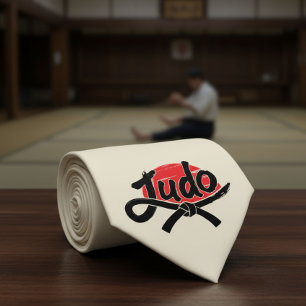 Judo - Black Belt -Rising Sun Tie