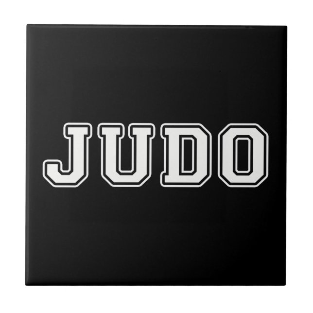 Judo Ceramic Tile (Front)