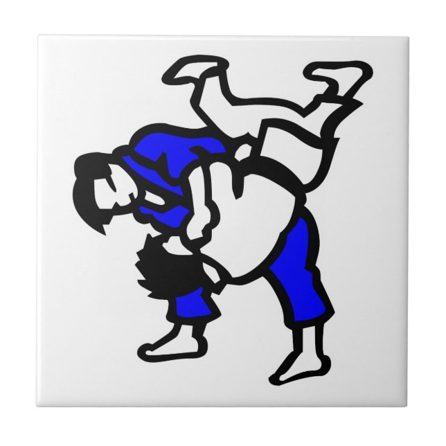 Judo Ceramic Tile (Front)