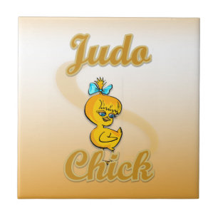 Judo Chick Ceramic Tile