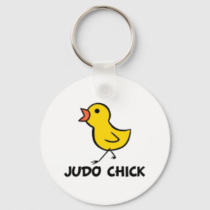 Judo Chick Keychain