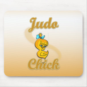 Judo Chick Mouse Pad