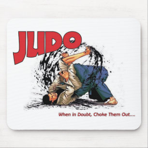 Judo Choke Out Mouse Pad