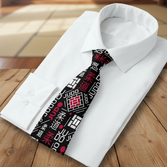 Judo - clean modern geometric pattern tie (Creator Uploaded)