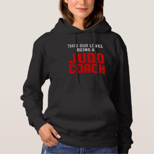 Judo Coach Loves Player Team Instructor Hoodie