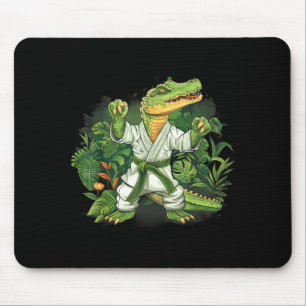 Judo Crocodile Nature Kickboxing Taekwondo Martial Mouse Pad