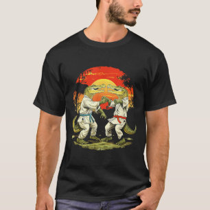 Judo Crocodile Nature Kickboxing Taekwondo Martial T-Shirt