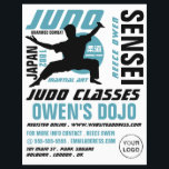 Judo Design, Judo Classes Flyer<br><div class="desc">Judo Design,  Judo Classes Advert Flyers By The Business Card Store.</div>