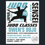 Judo Design, Judo Classes Flyer<br><div class="desc">Judo Design,  Judo Classes Advert Flyers By The Business Card Store.</div>
