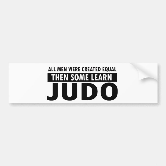 judo designs bumper sticker (Front)