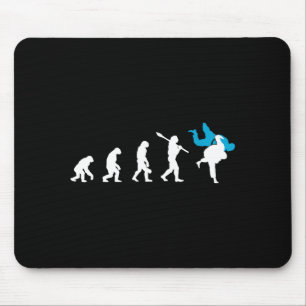 Judo Evolution Cool Judoka Retro Gift Mouse Pad