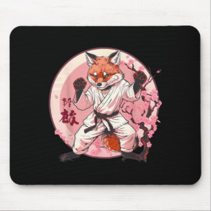 Judo Fox Nature Kickboxing Taekwondo Martial Arts Mouse Pad
