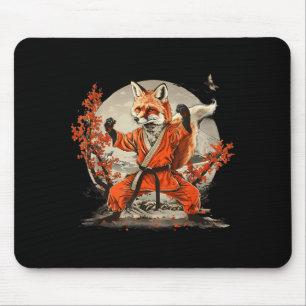 Judo Fox Nature Kickboxing Taekwondo Martial Arts Mouse Pad