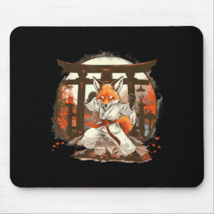 Judo Fox Nature Kickboxing Taekwondo Martial Arts Mouse Pad